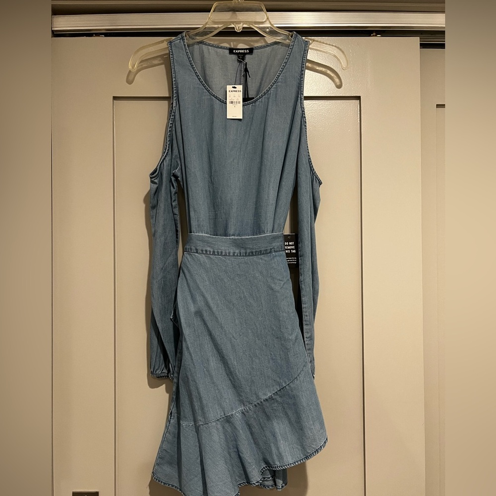 Express Blue Denim Dress